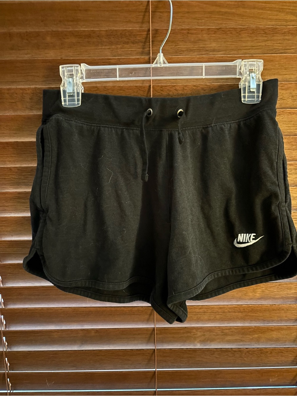 Nike Black Women's Athletic Drawstring Shorts